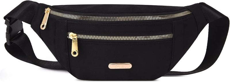 DAITET Crossbody Fanny Pack for Men&Women,Large Waist Bag & Hip Bum Bag with Adjustable Strap for Outdoors Workout Traveling Casual Running Hiking Cycling - Image 1